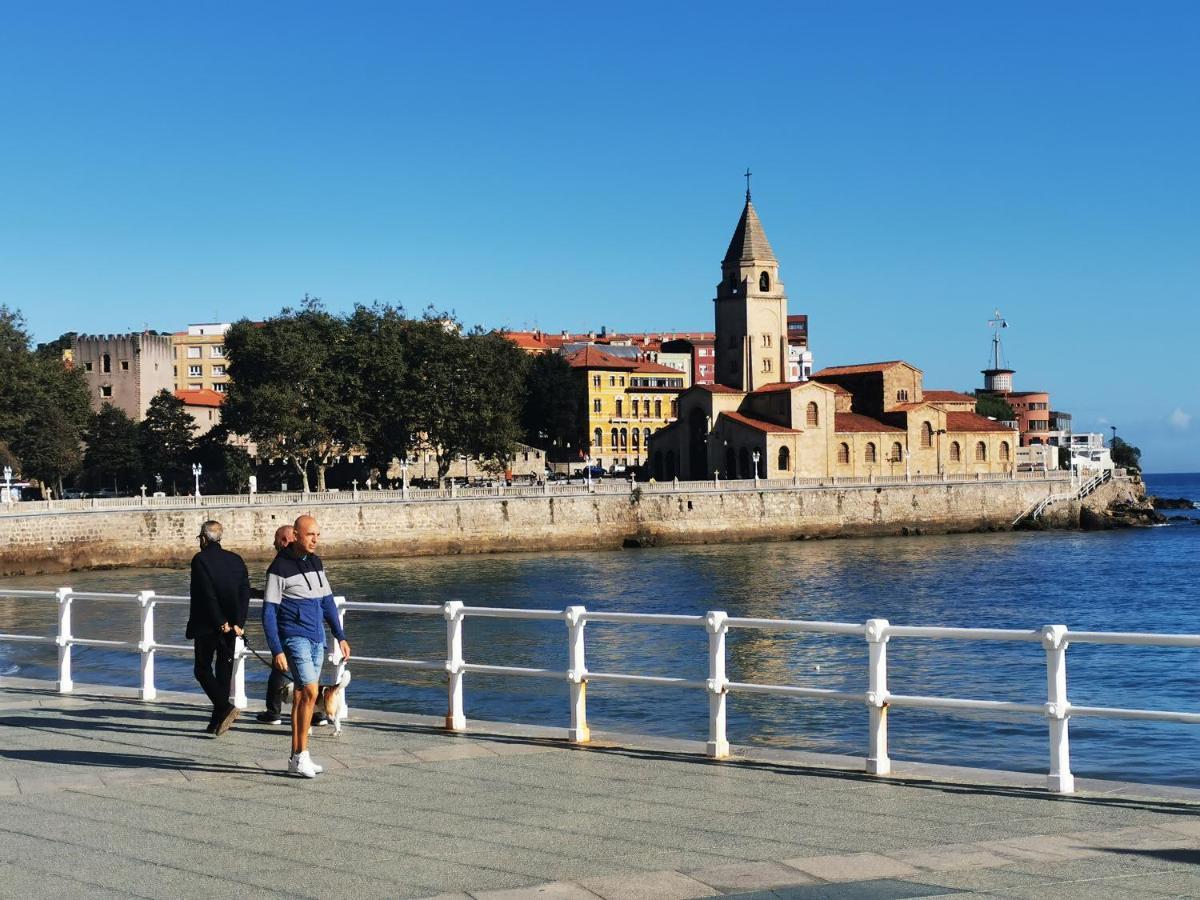 Apartamento Gijon Los Campos Buitenkant foto